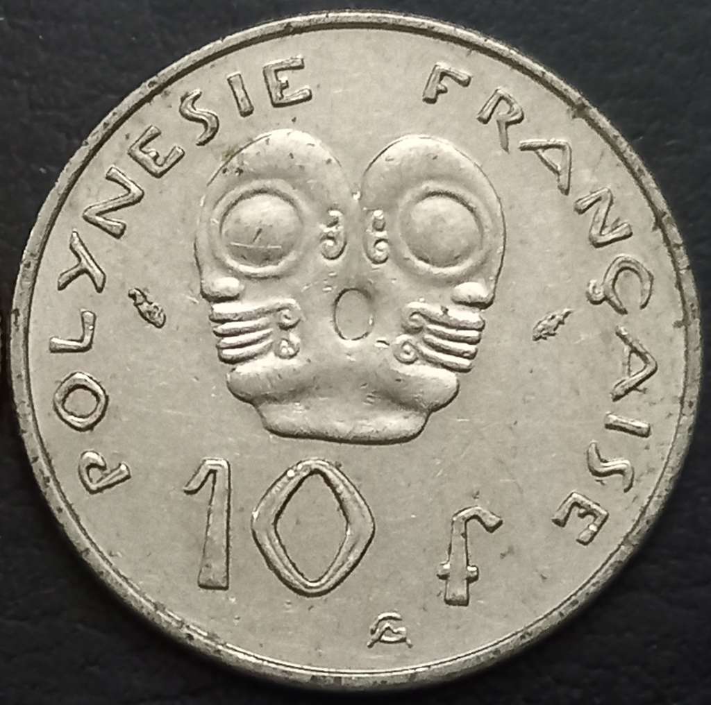 French Polynesia 10 Franc 1972 2005
