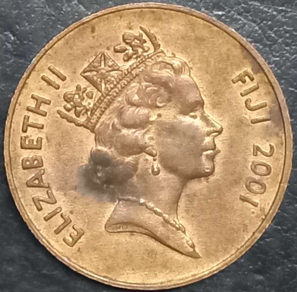 Fiji 2 Cent 1990 2001
