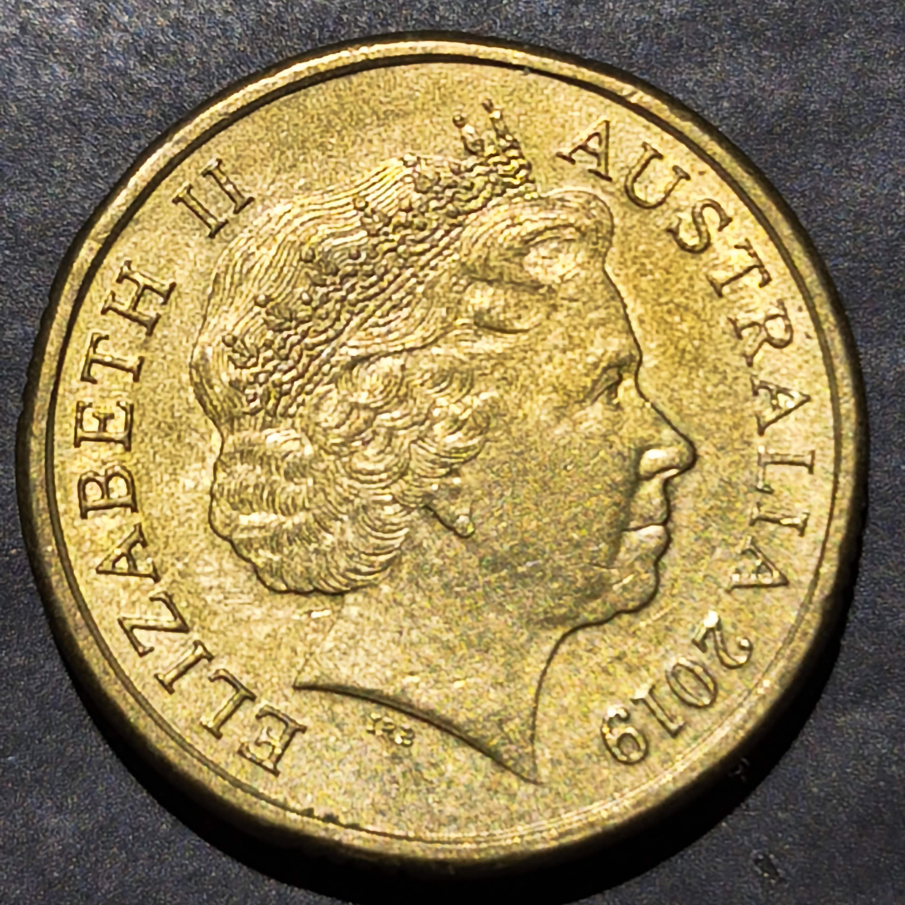 Australia 2 Dollars 2019 Blackboard Colored