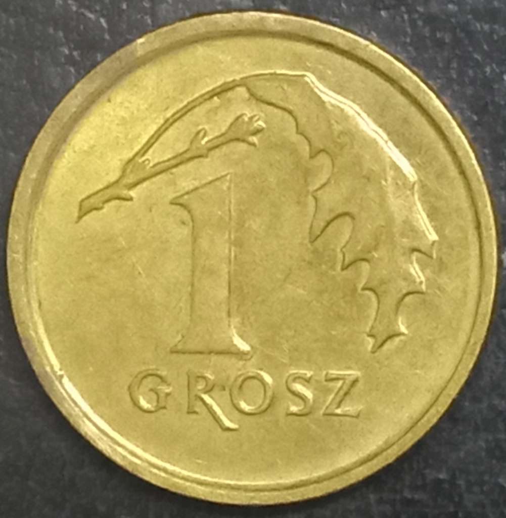 Poland 1 Groszy 2013 2016