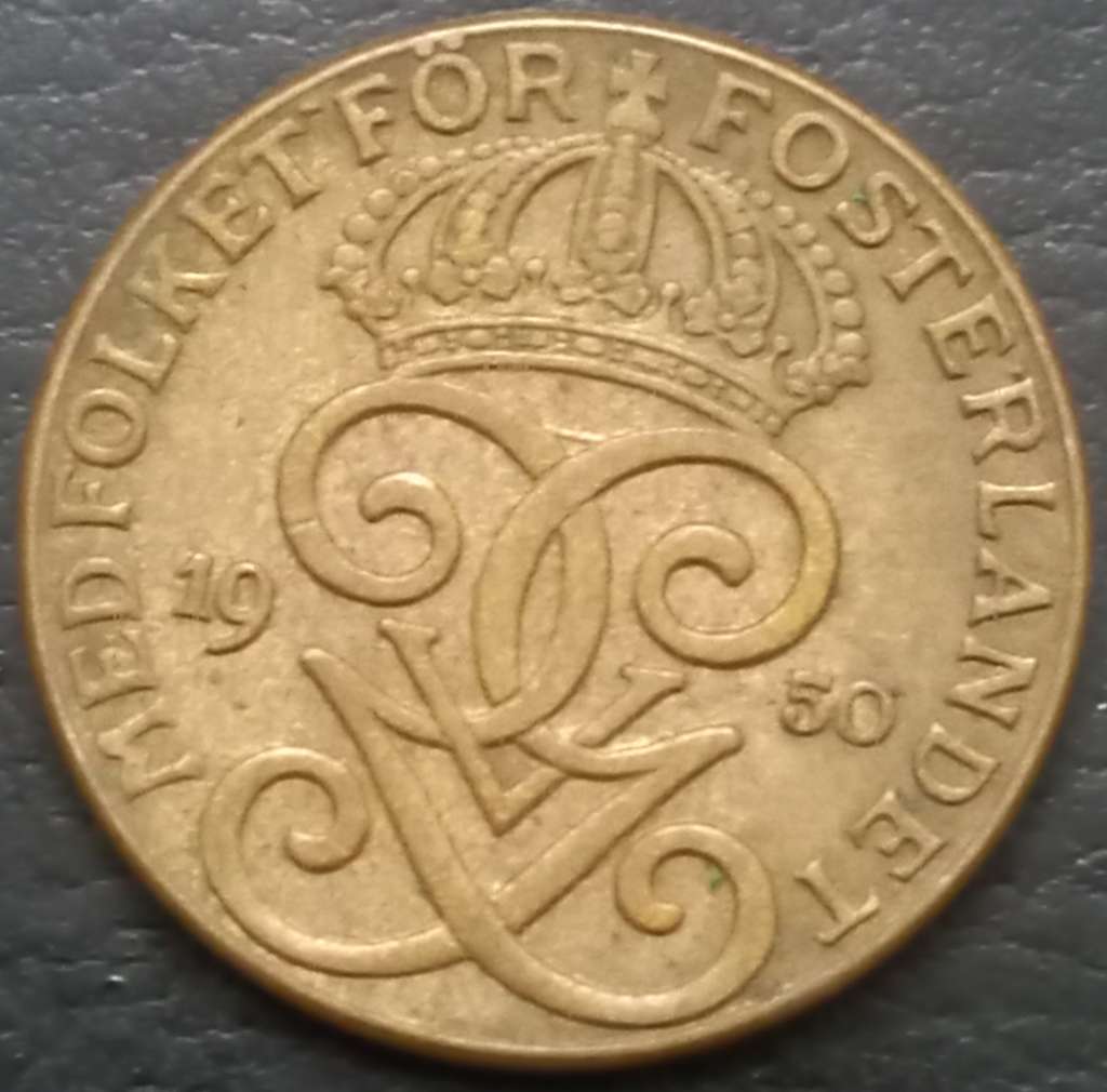 Sweden 2 Öre 1909 1950