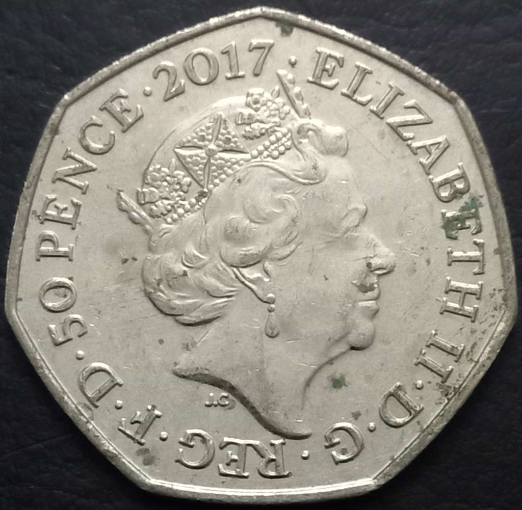 Great Britain 50 Penny 2017 