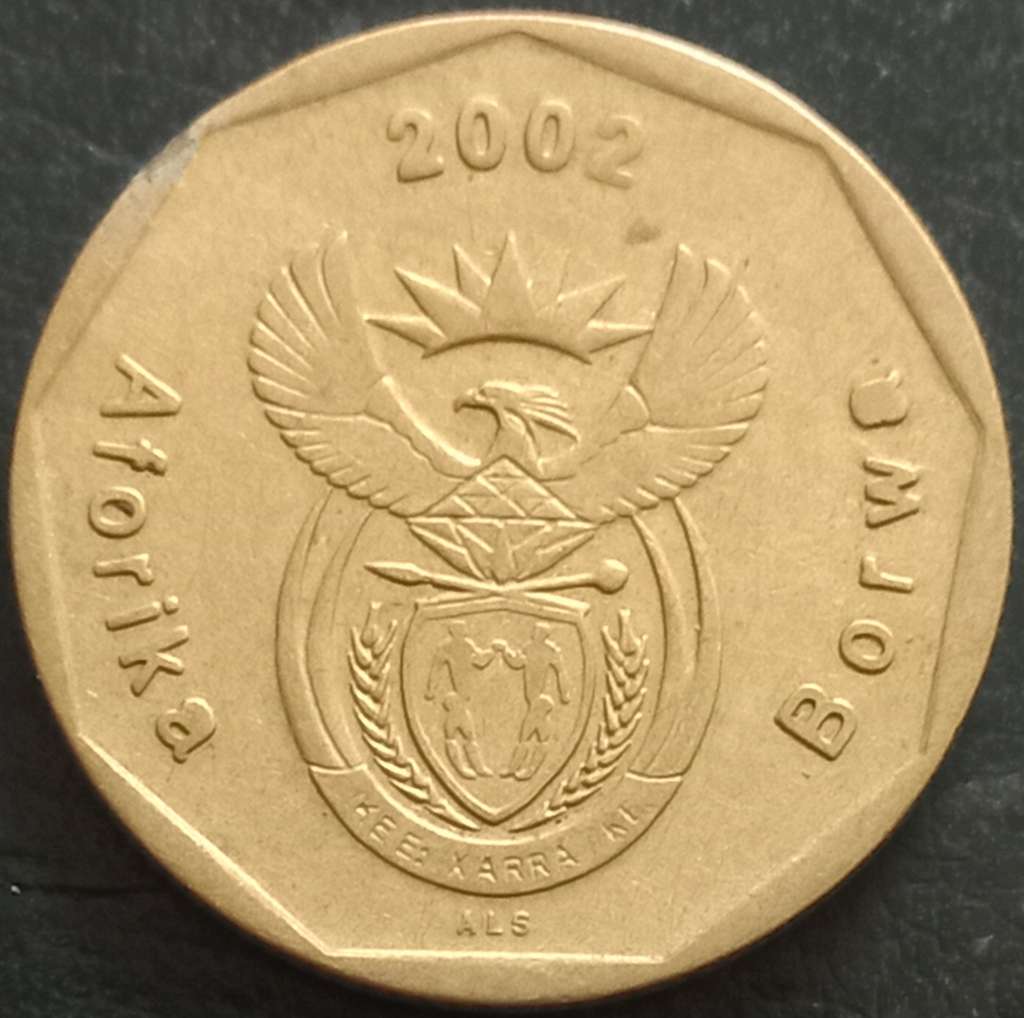 South Africa 50 Cent 2002 Football