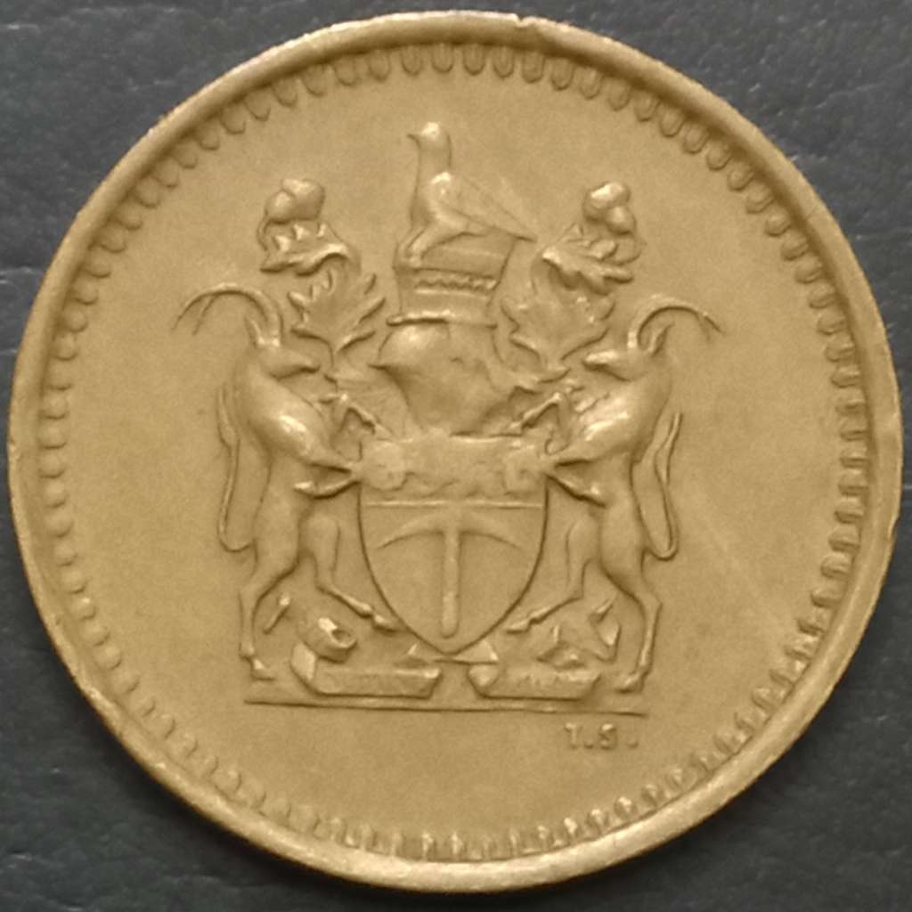 Rhodesia 1 Cent 1970-1977