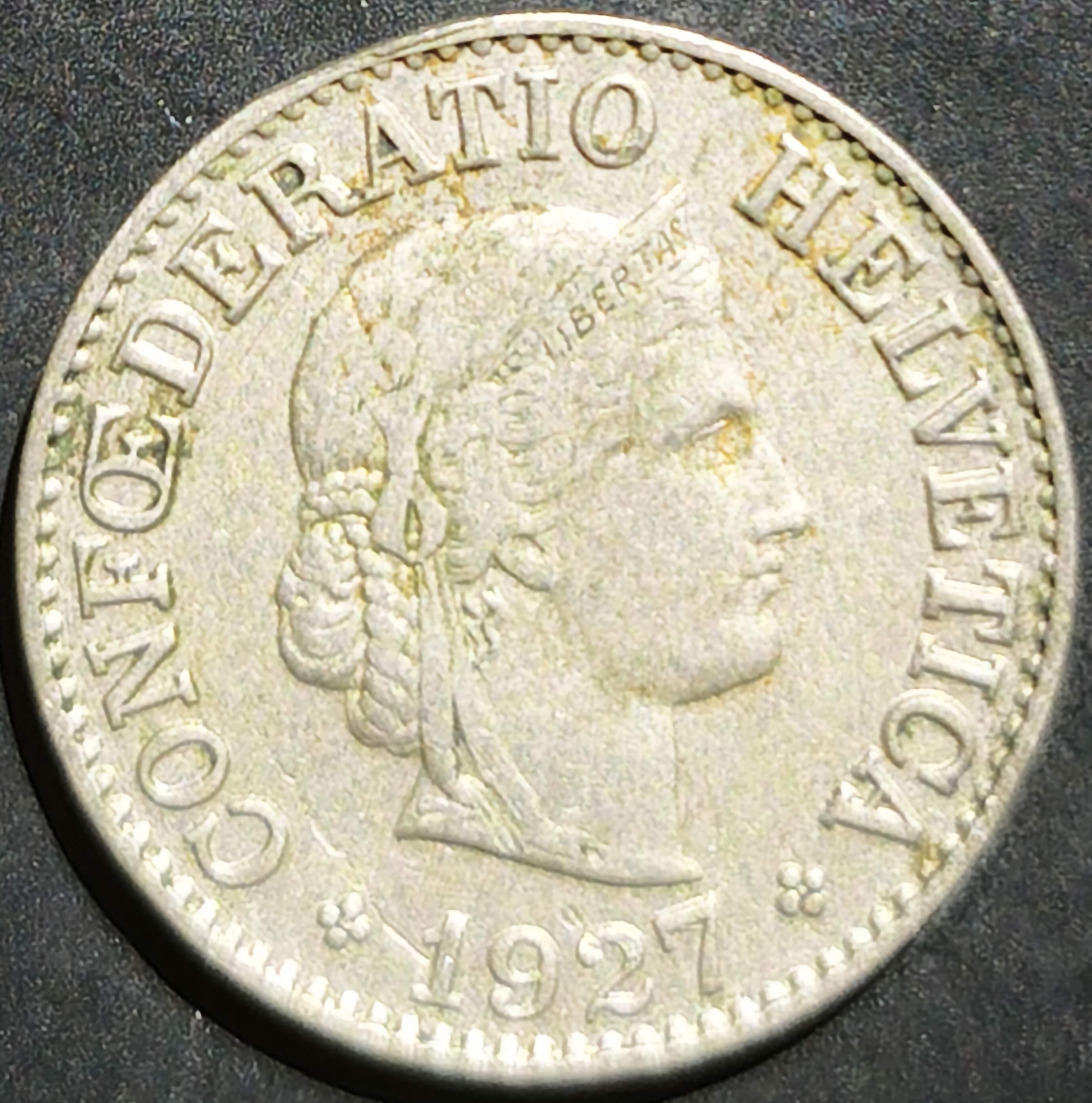 Switzerland 10 Rappen 1927