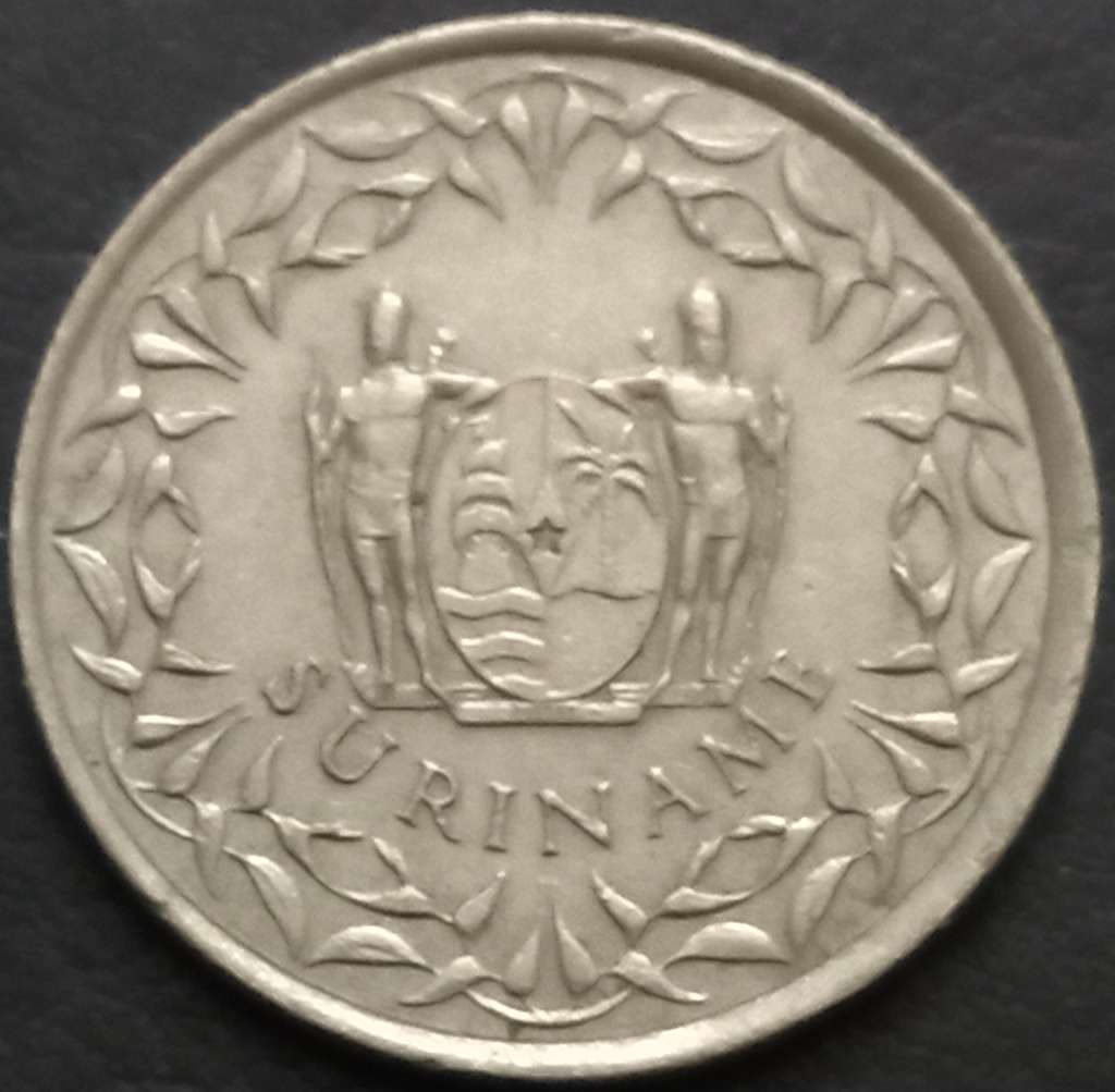 Suriname 25 Cent 1976 Cock PM