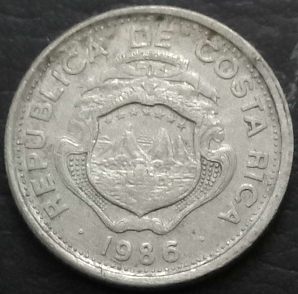 Costa Rica 25 Centimos 1986~1989