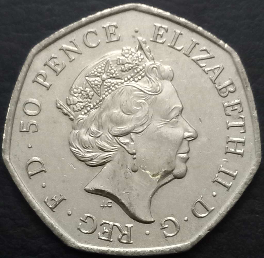 Great Britain 50 Penny 2016