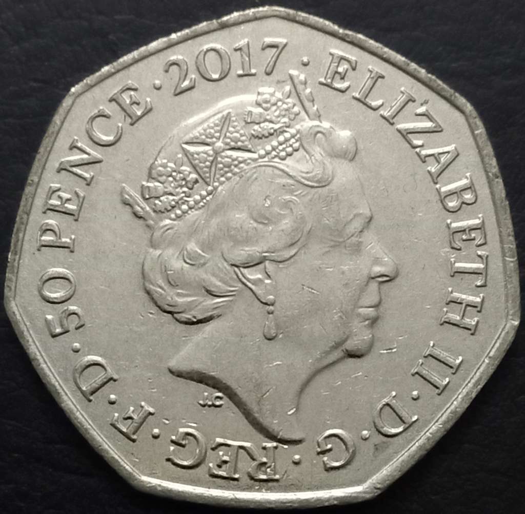 Great Britain 50 Penny 2017 