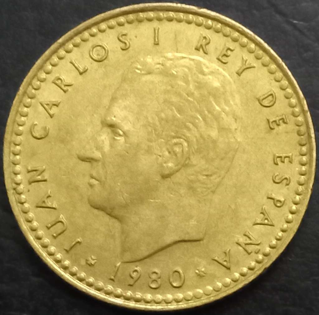 Spain 1 Peseta 1980-1982 Soccer World Cup