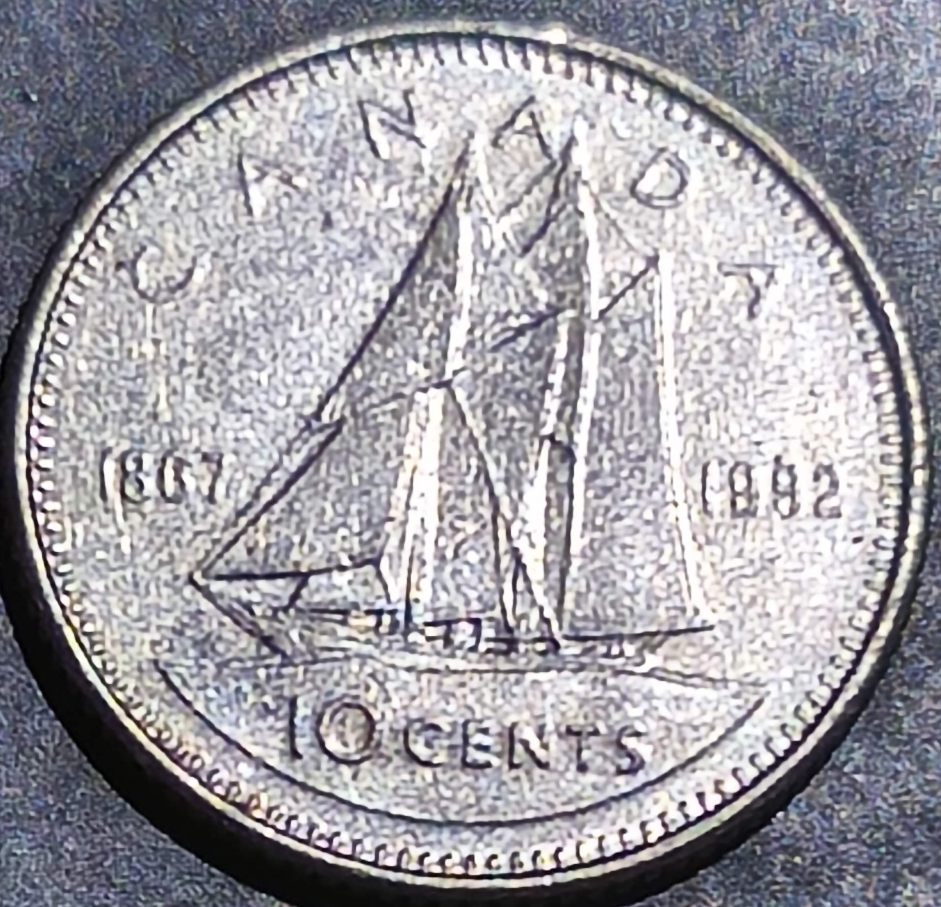 Canada 10 Cents 1992