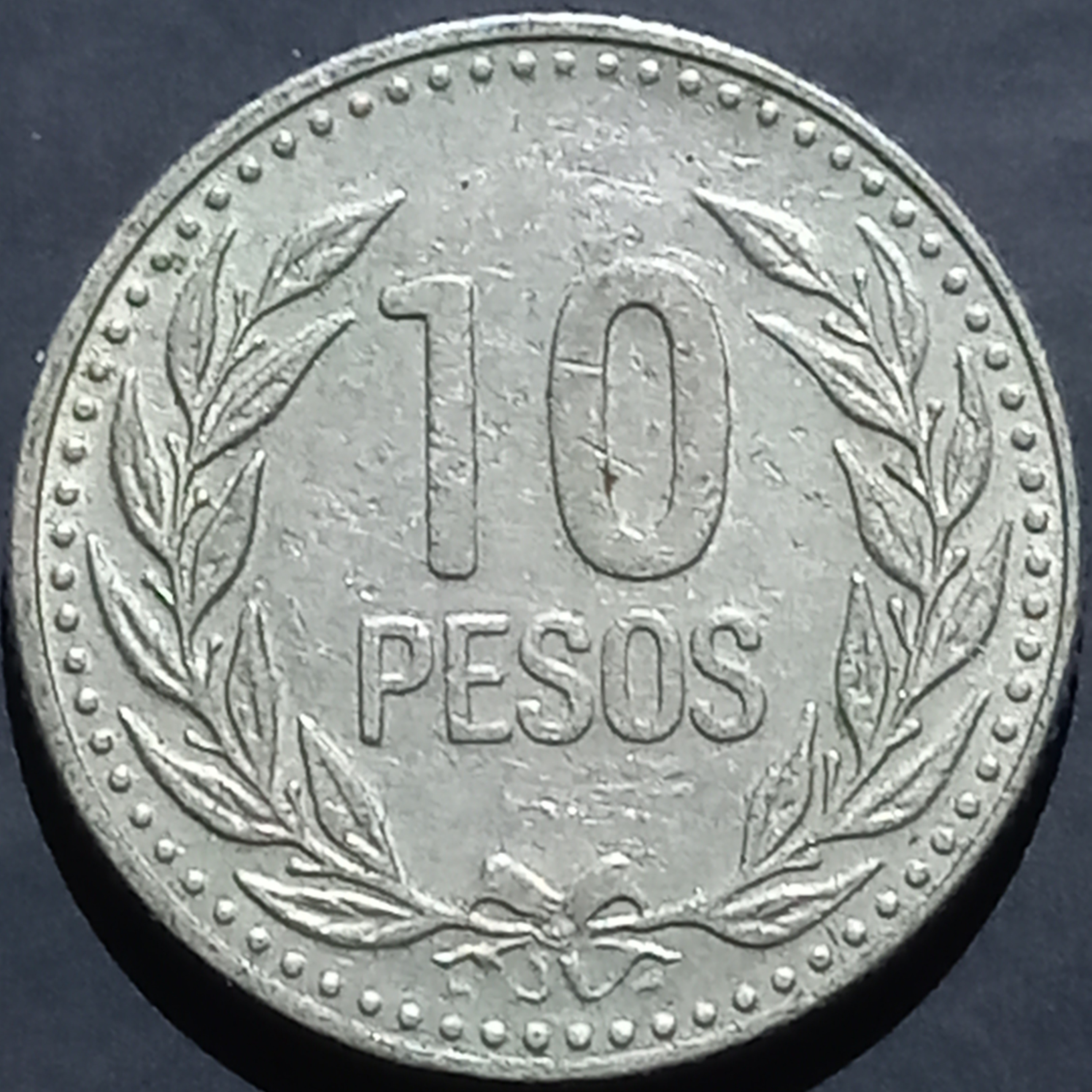 Colombia 10 Pesos 1989 1993
