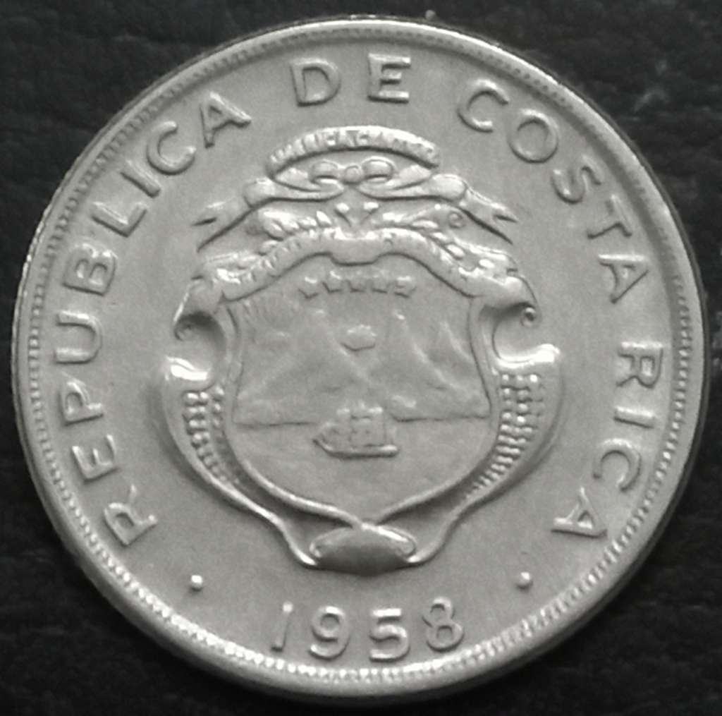 Costa Rica 10 Centimos 1953~1967