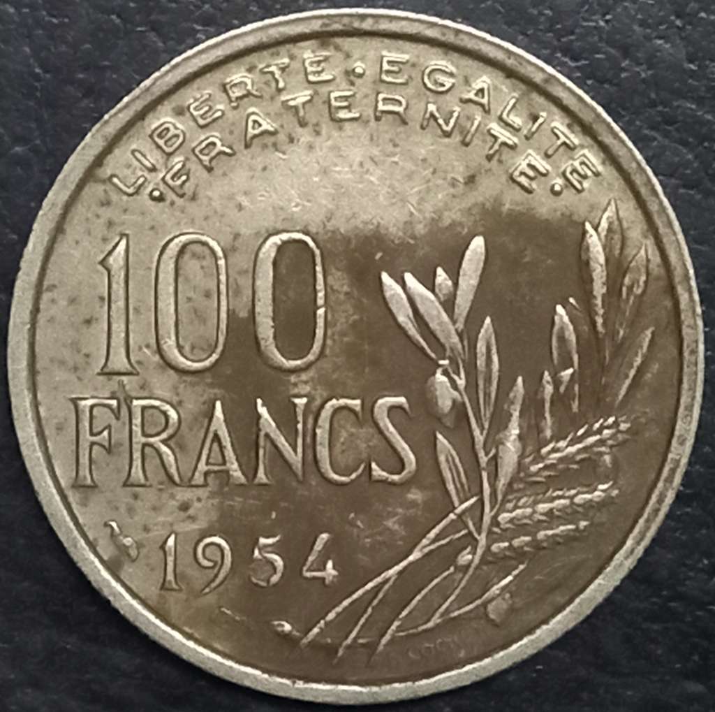 France 100 Franc 1954 1958