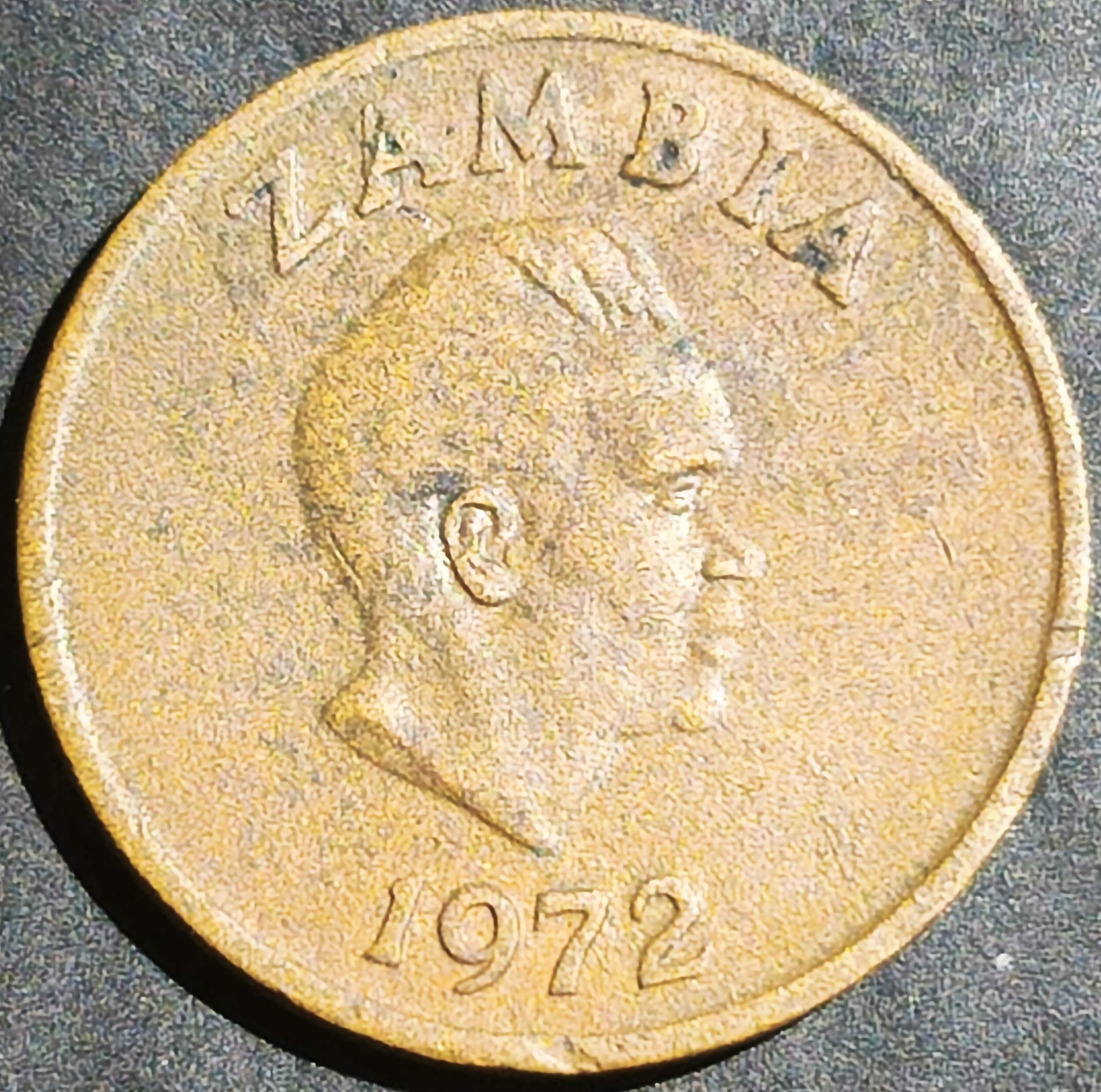 Zambia 1 Ngwee 1968-1978
