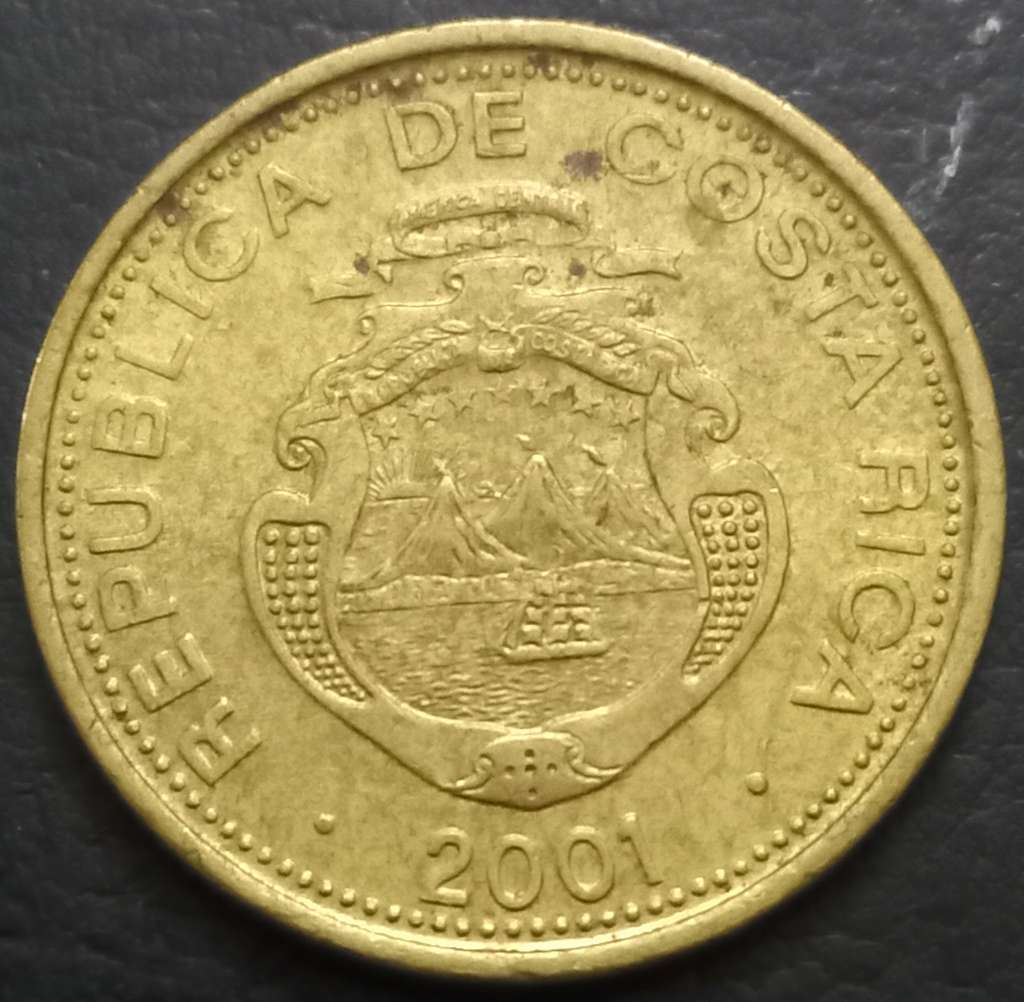 Costa Rica 25 Colones 2001~2003