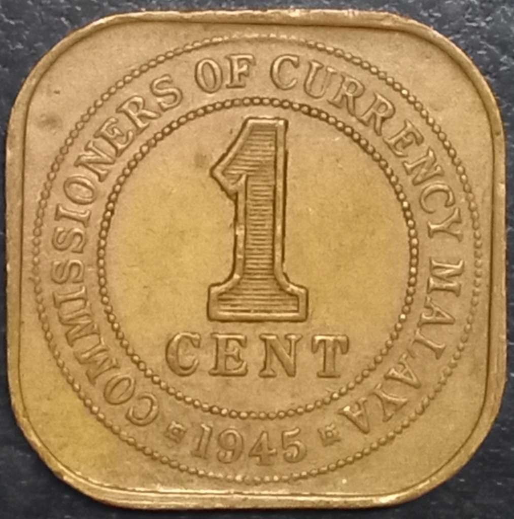 Malaysia 1 Cent 1943 1945