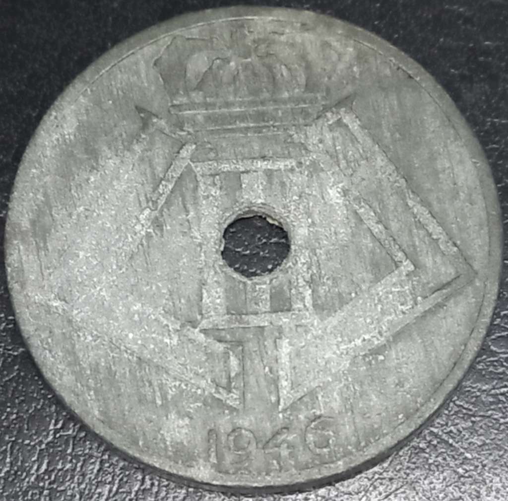 Belgium 25 Centime 1941 1947
