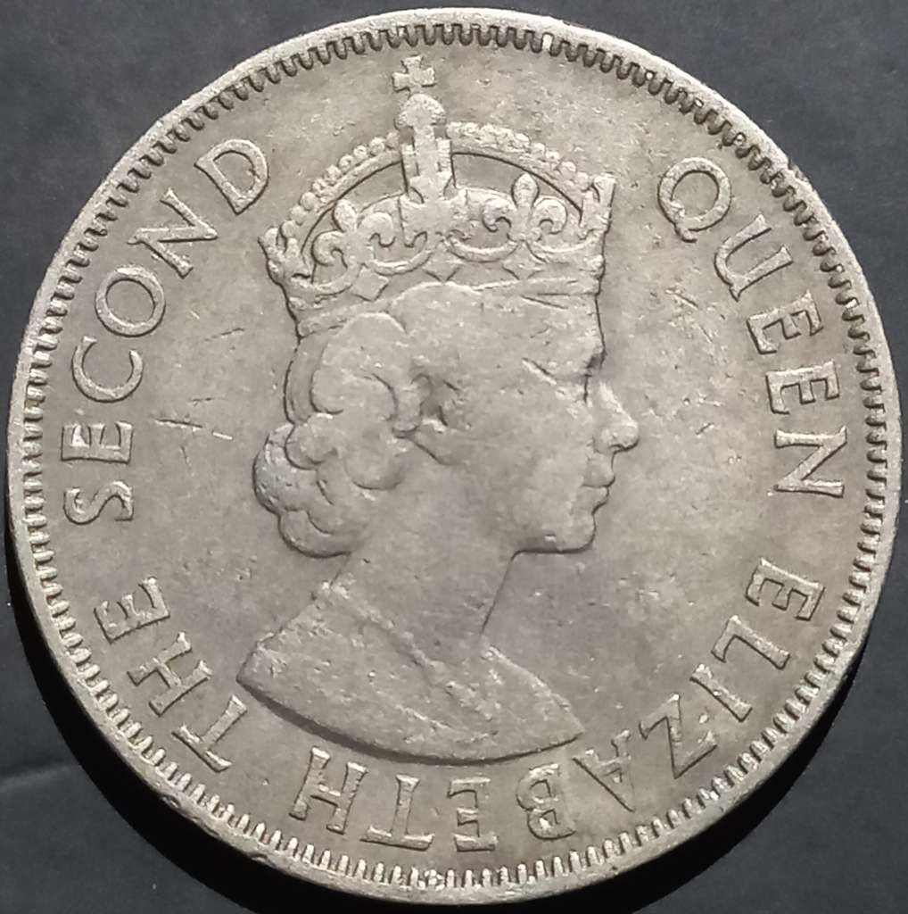 Cyprus 100 Mils 1955~1957 British Regime