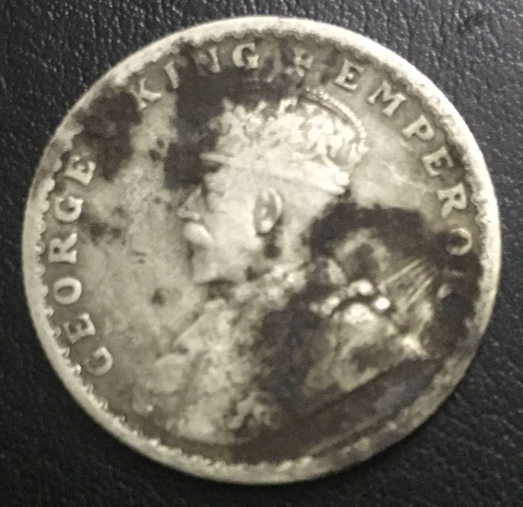 India - British ½ Rupee 1912 1936