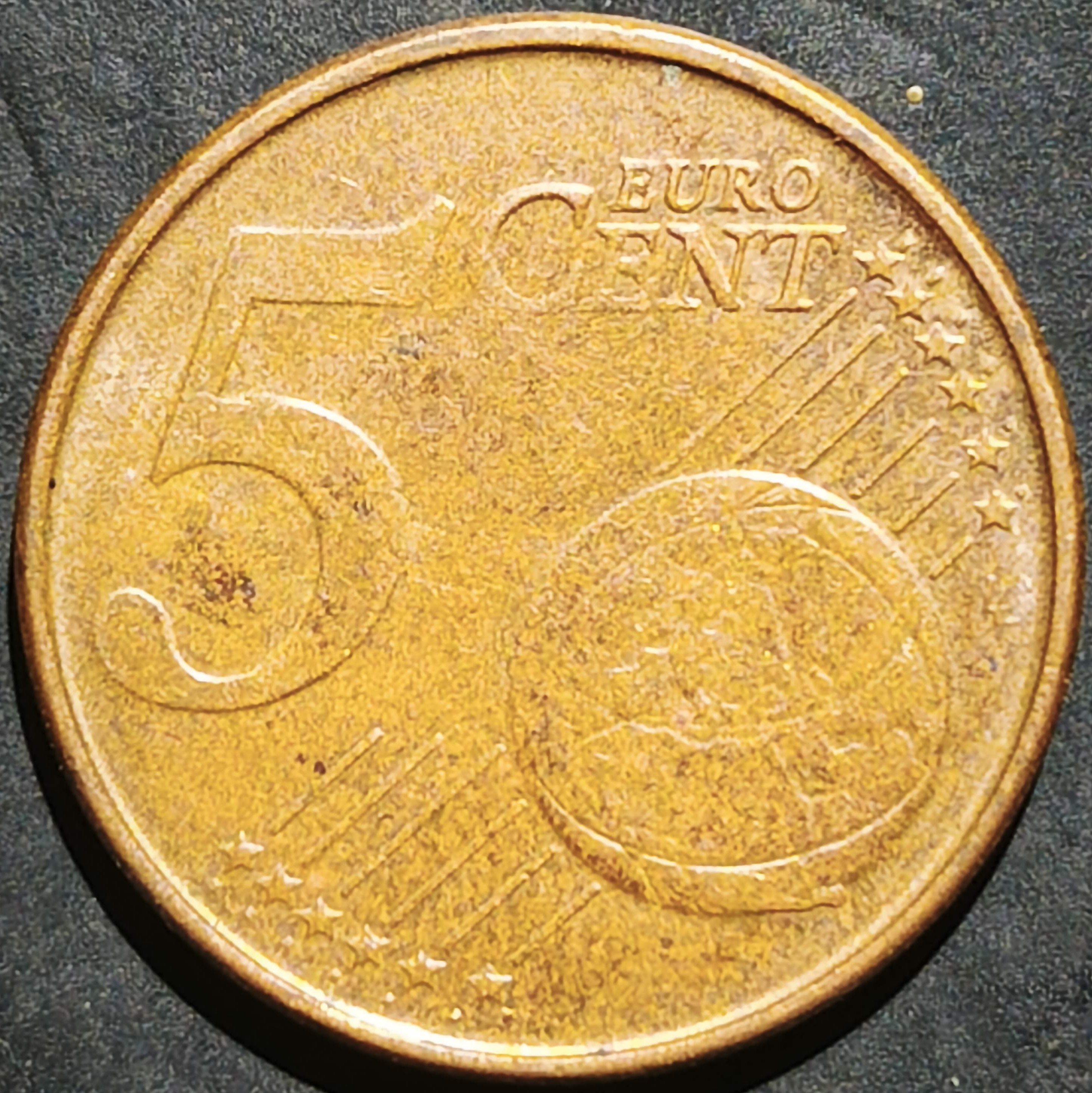 Belgium 5 Euro Cents 2014~2016
