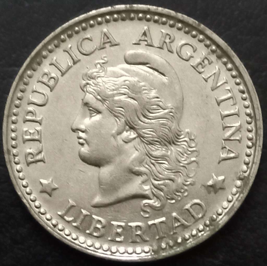 Argentina 10 Centavo 1957 1959