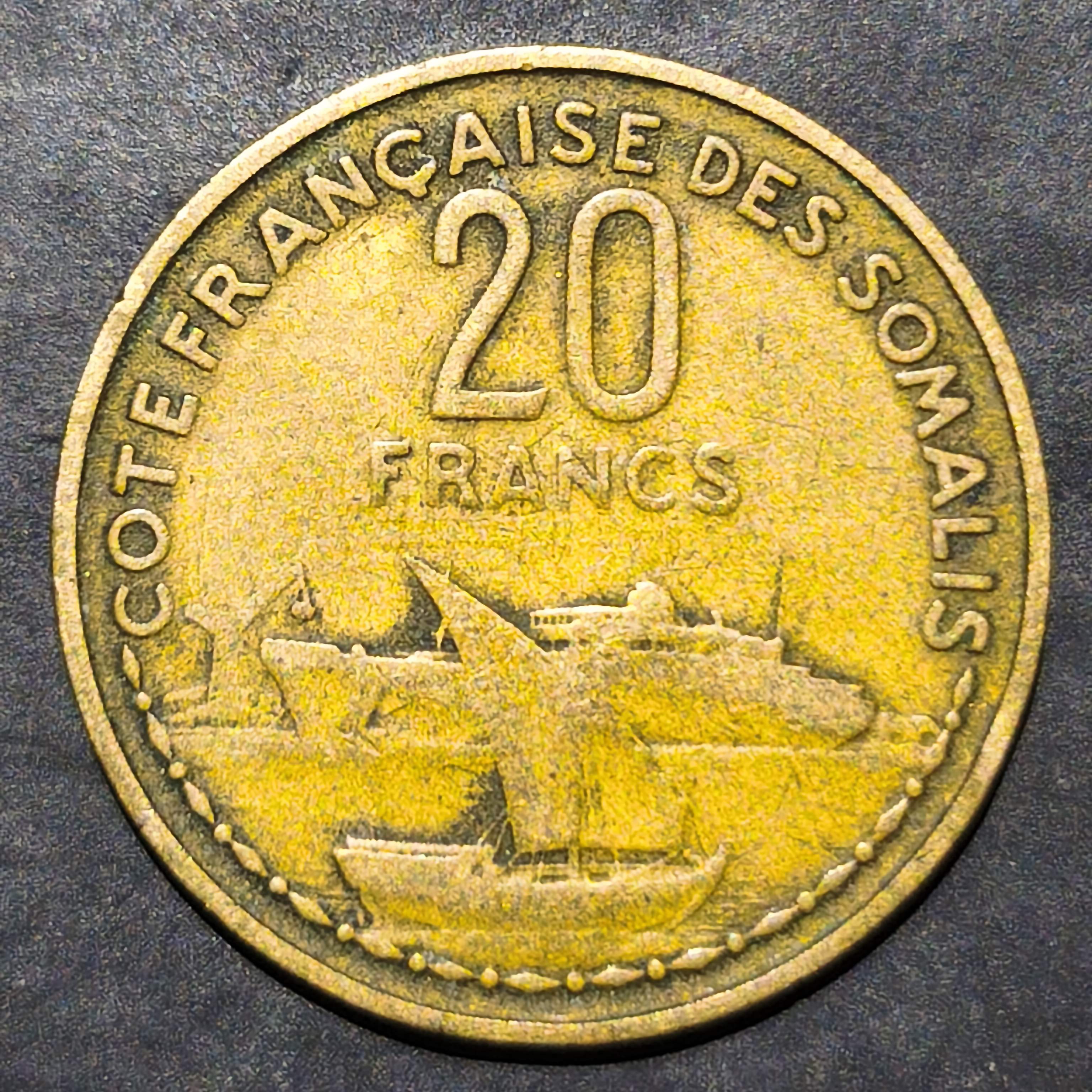 Djibouti 20 Francs 1952