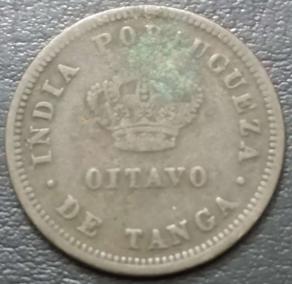 Portuguese India 1/8 Tanga 1881-1886