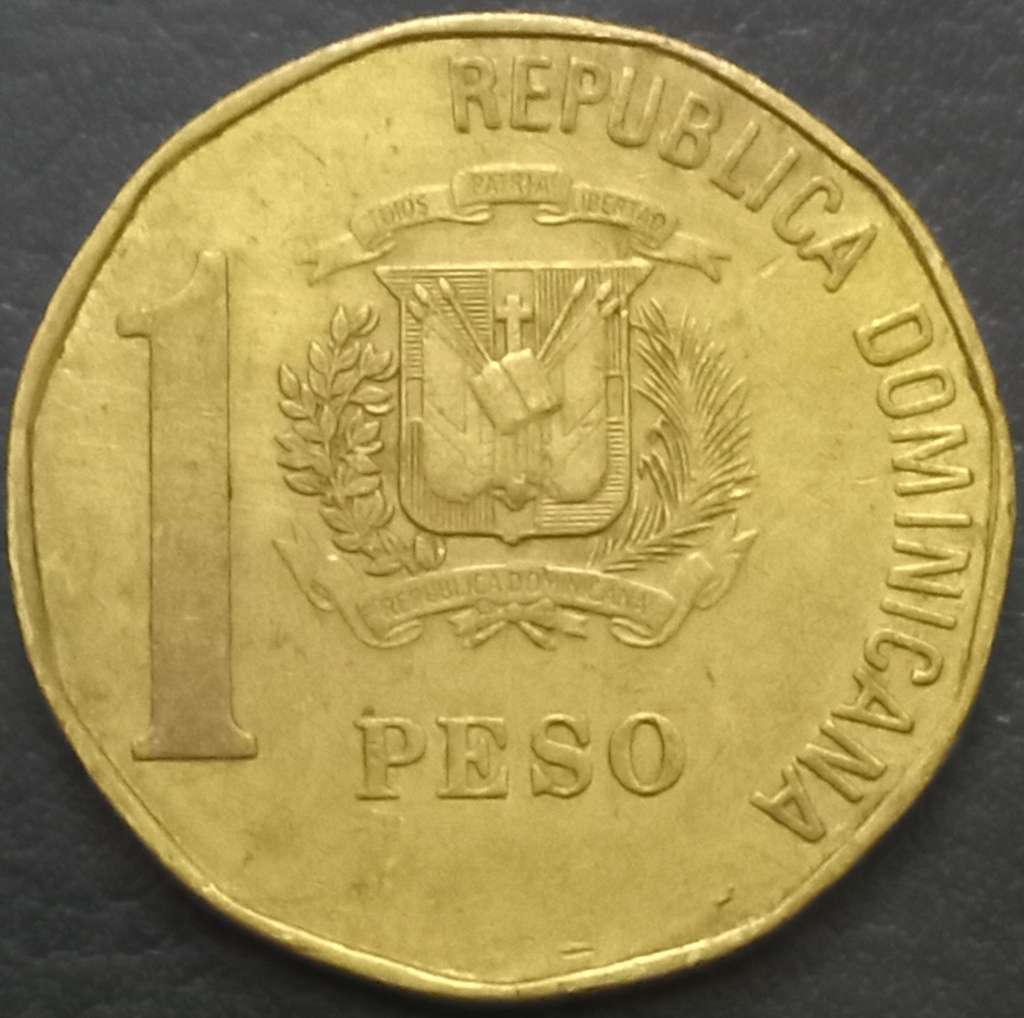 Dominican Republic 1 Peso 1992 2008