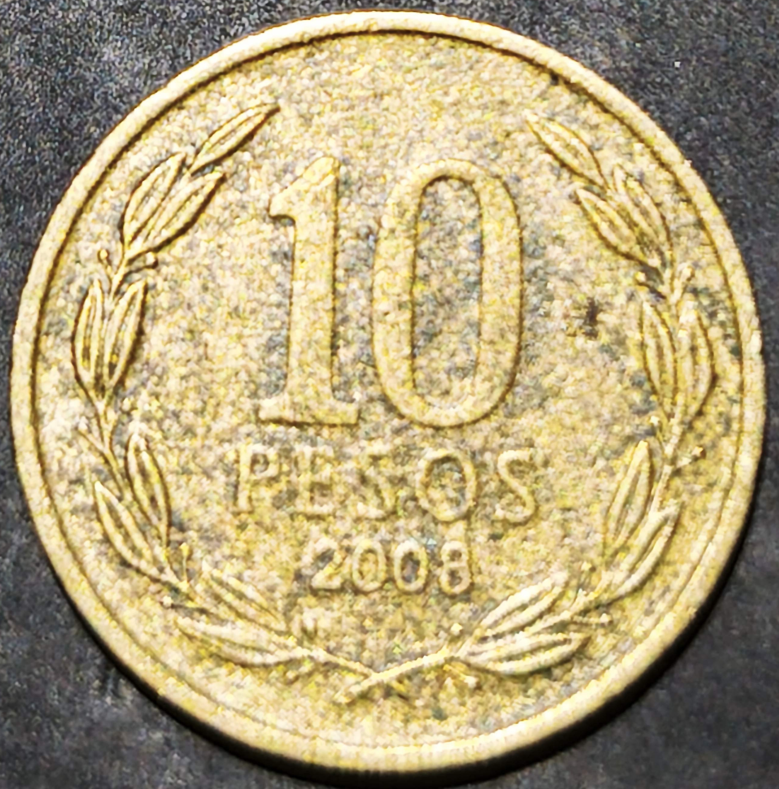 Chile 10 Pesos 1990~2026