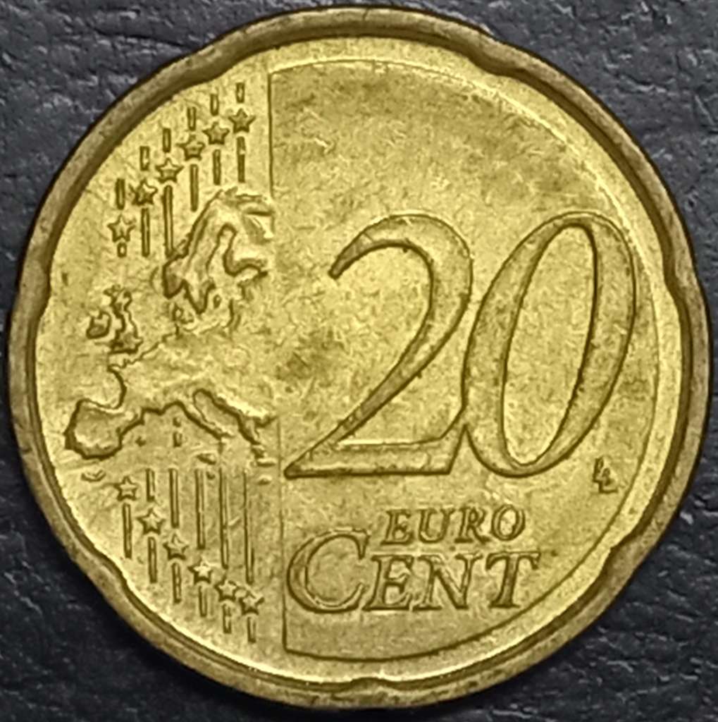 Germany 20 Euro Cent 2002 2006