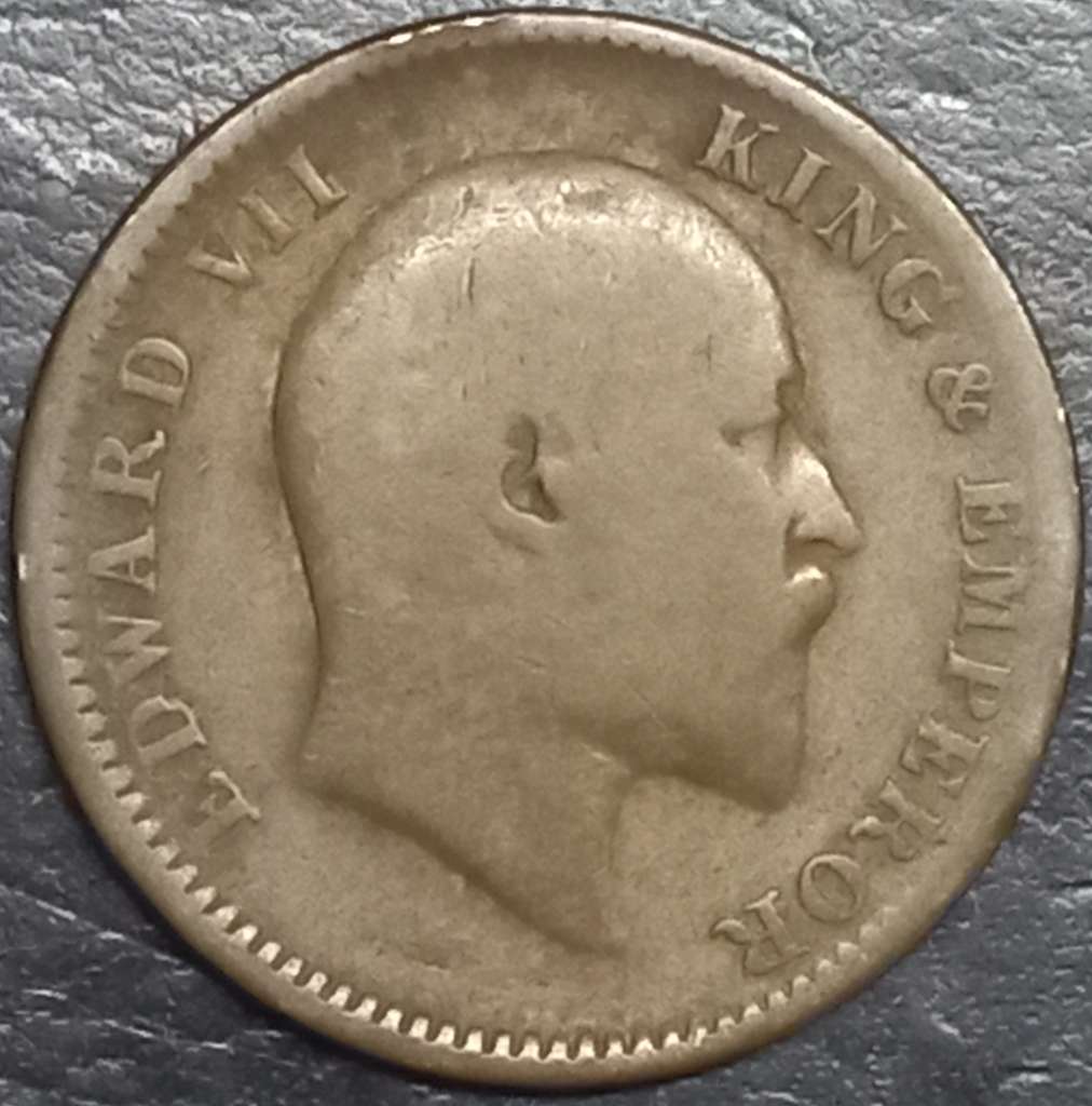 India - British ¼ Anna 1906 1910