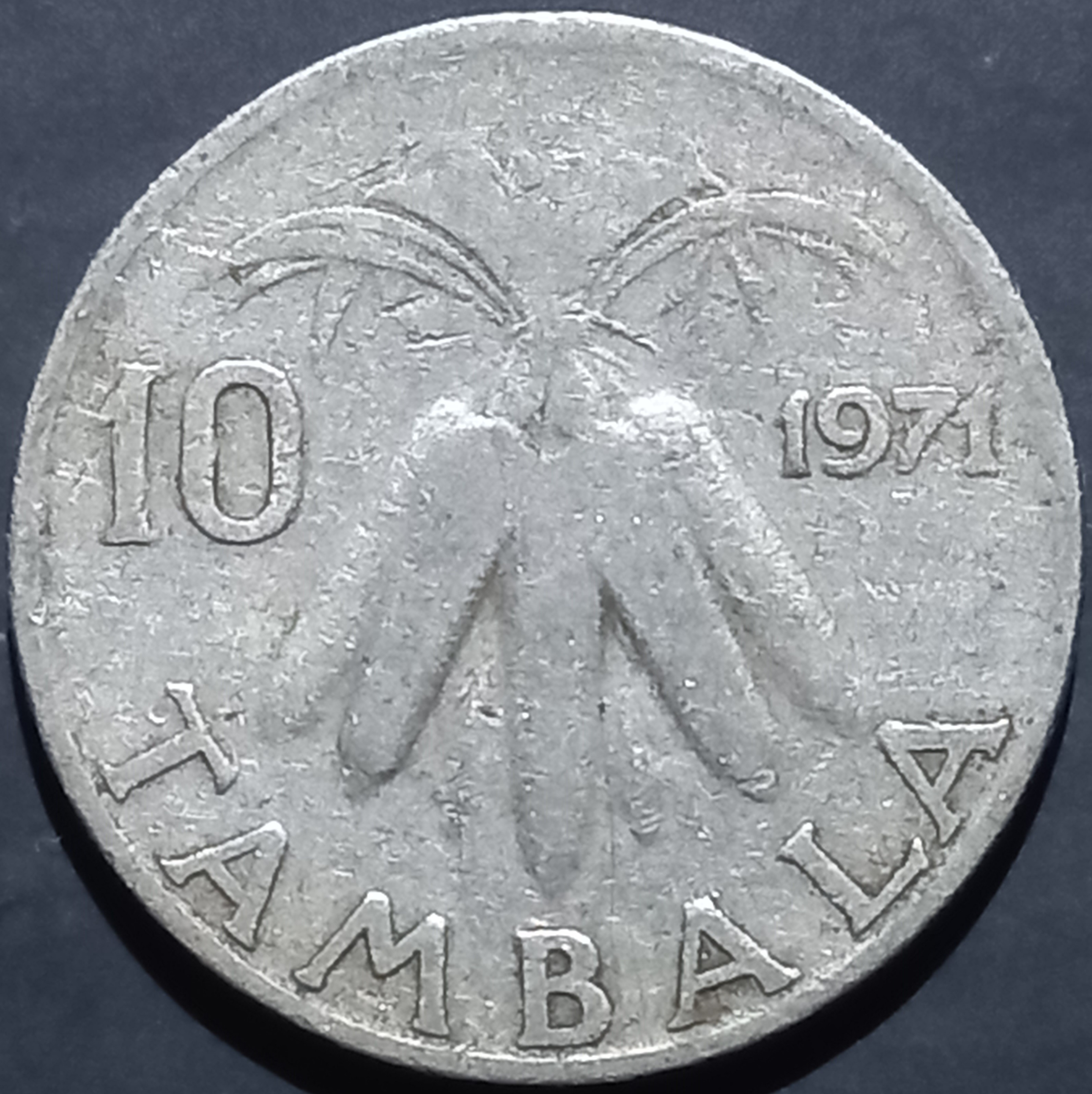 Malawi 10 Tambala 1971
