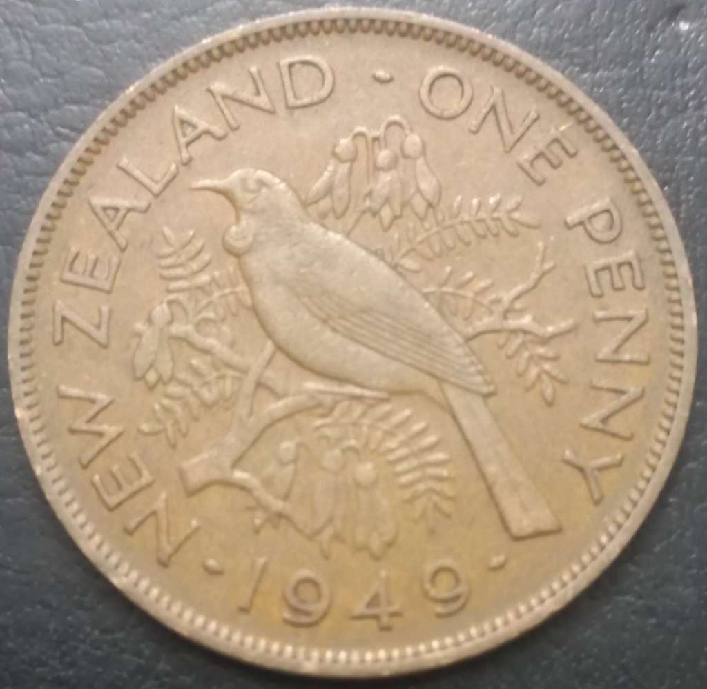 New Zealand 1 Penny 1949 1952