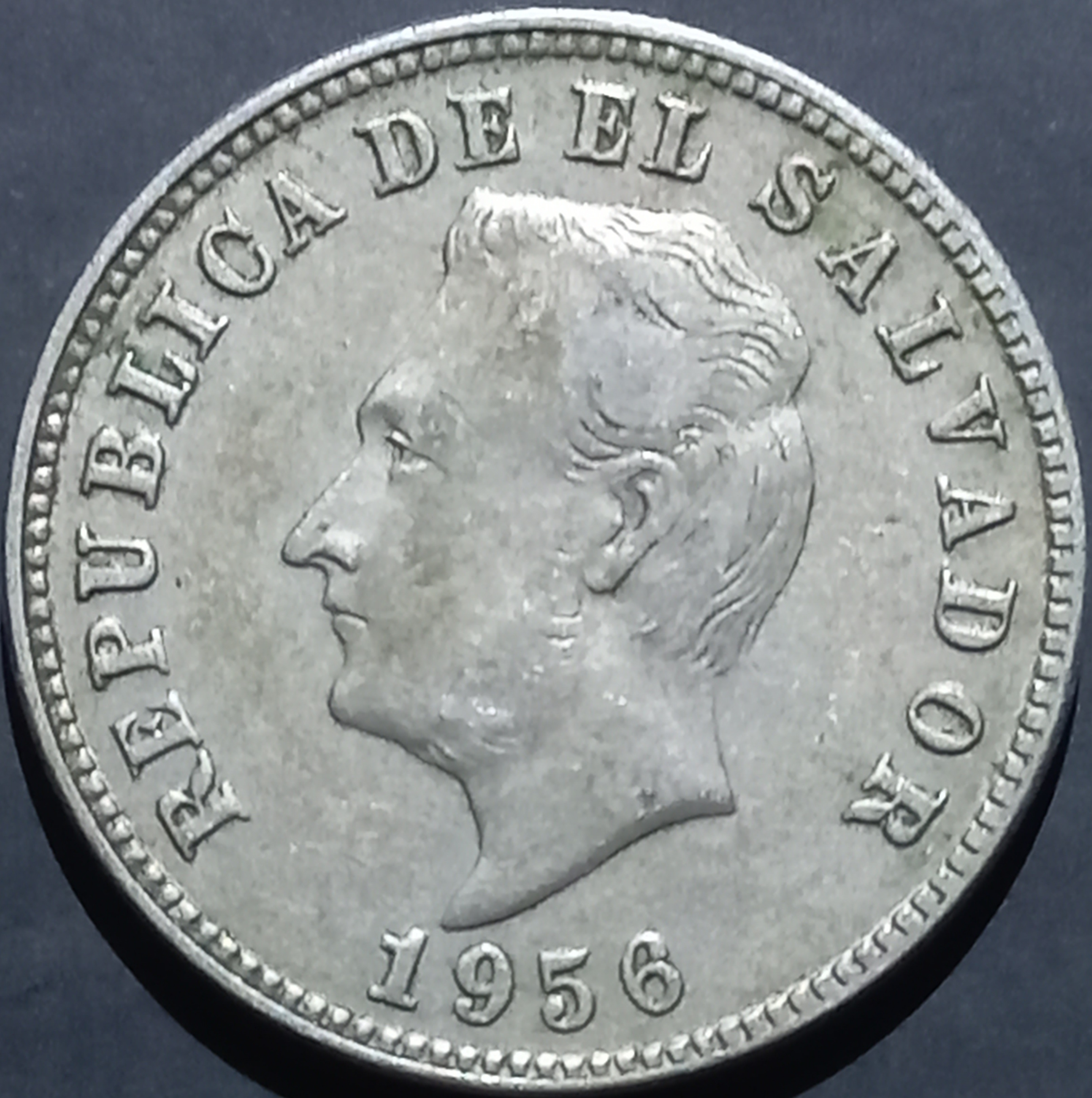 El Salvador 5 Centavos 1940 1974