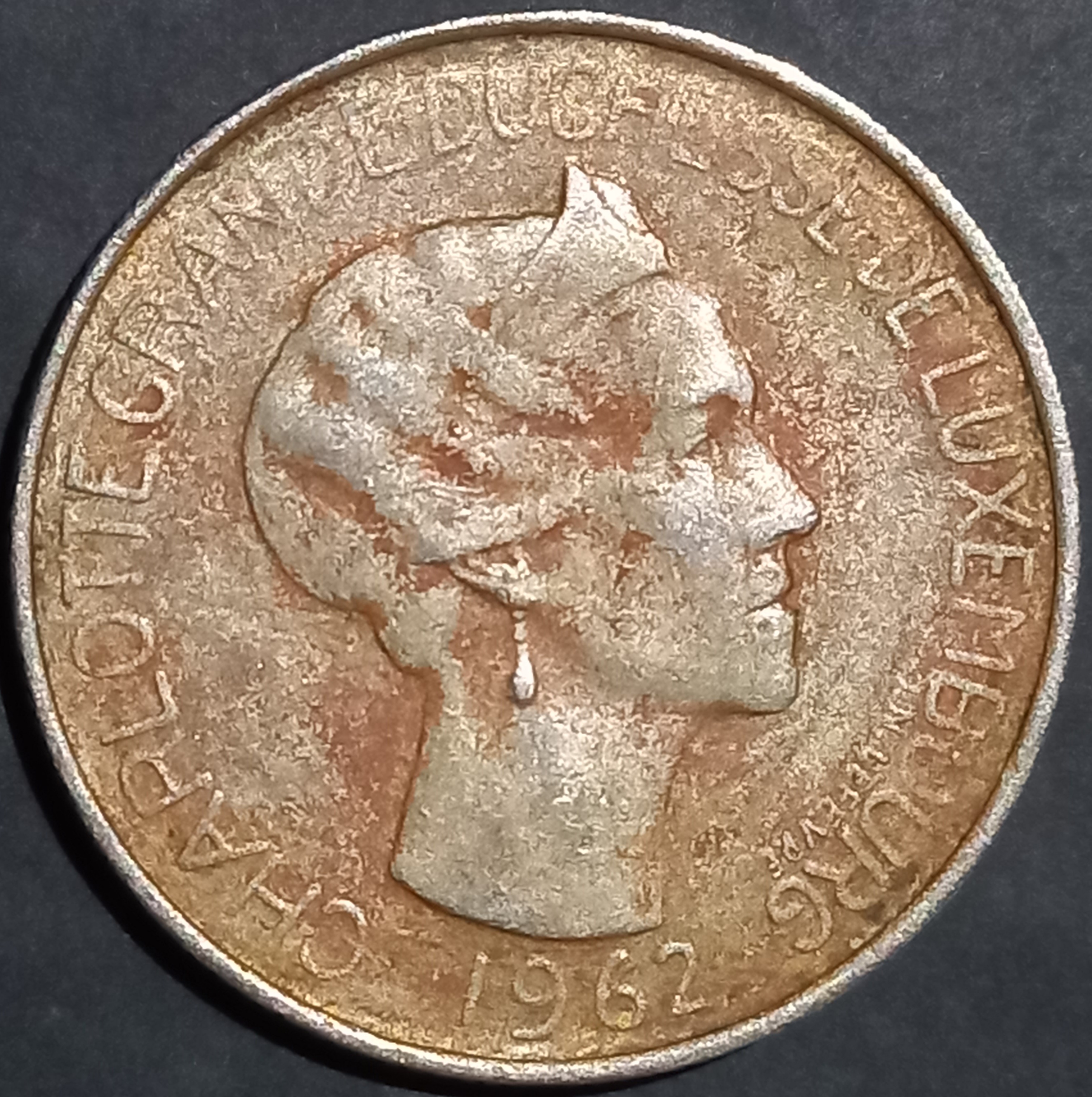 Luxembourg 5 Francs 1962