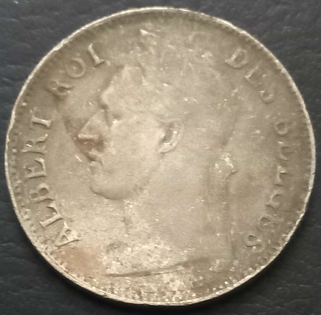 Belgian Congo 50 Centime 1921 1929