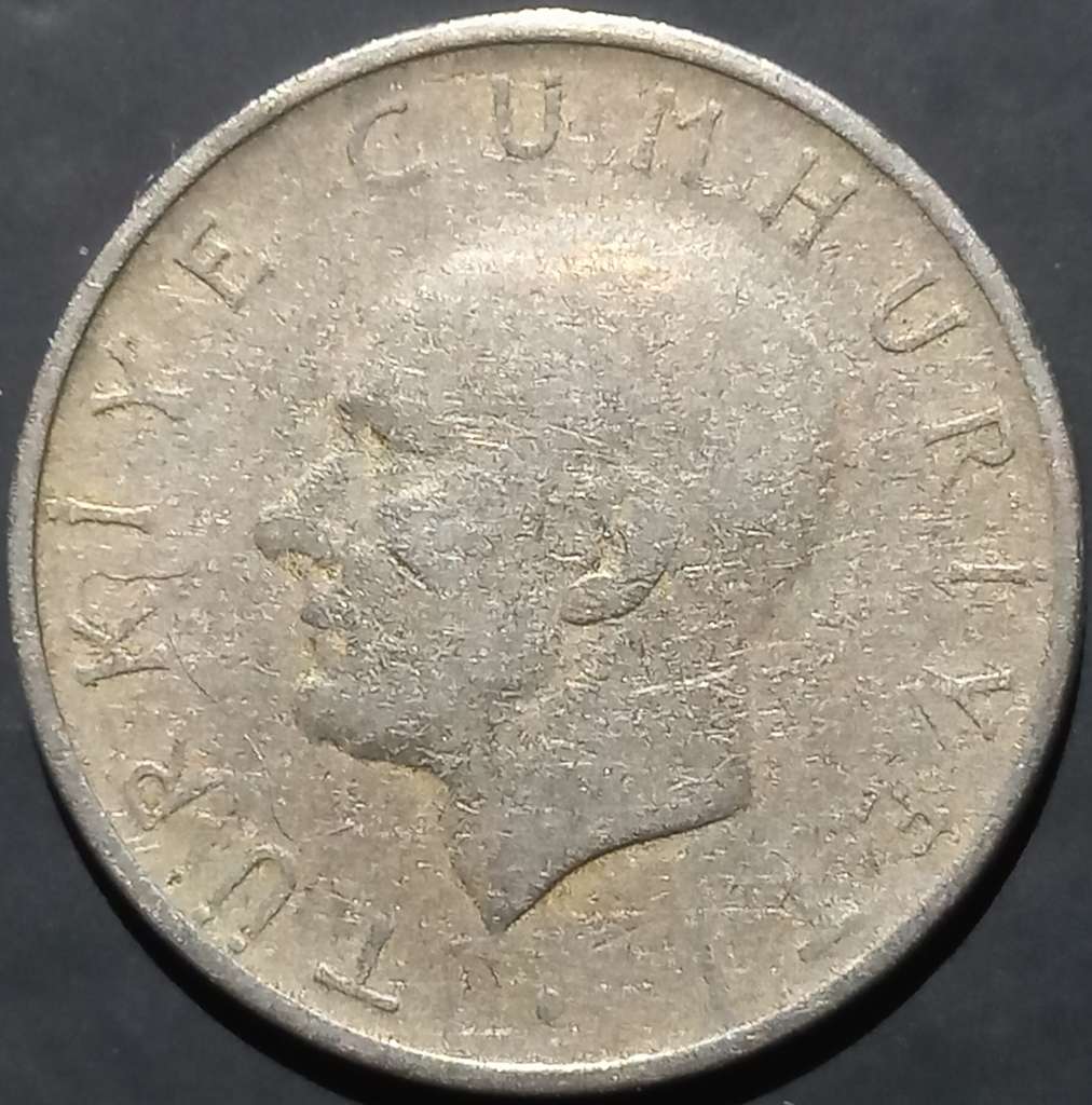 Turkey 1 Lira 1957 
