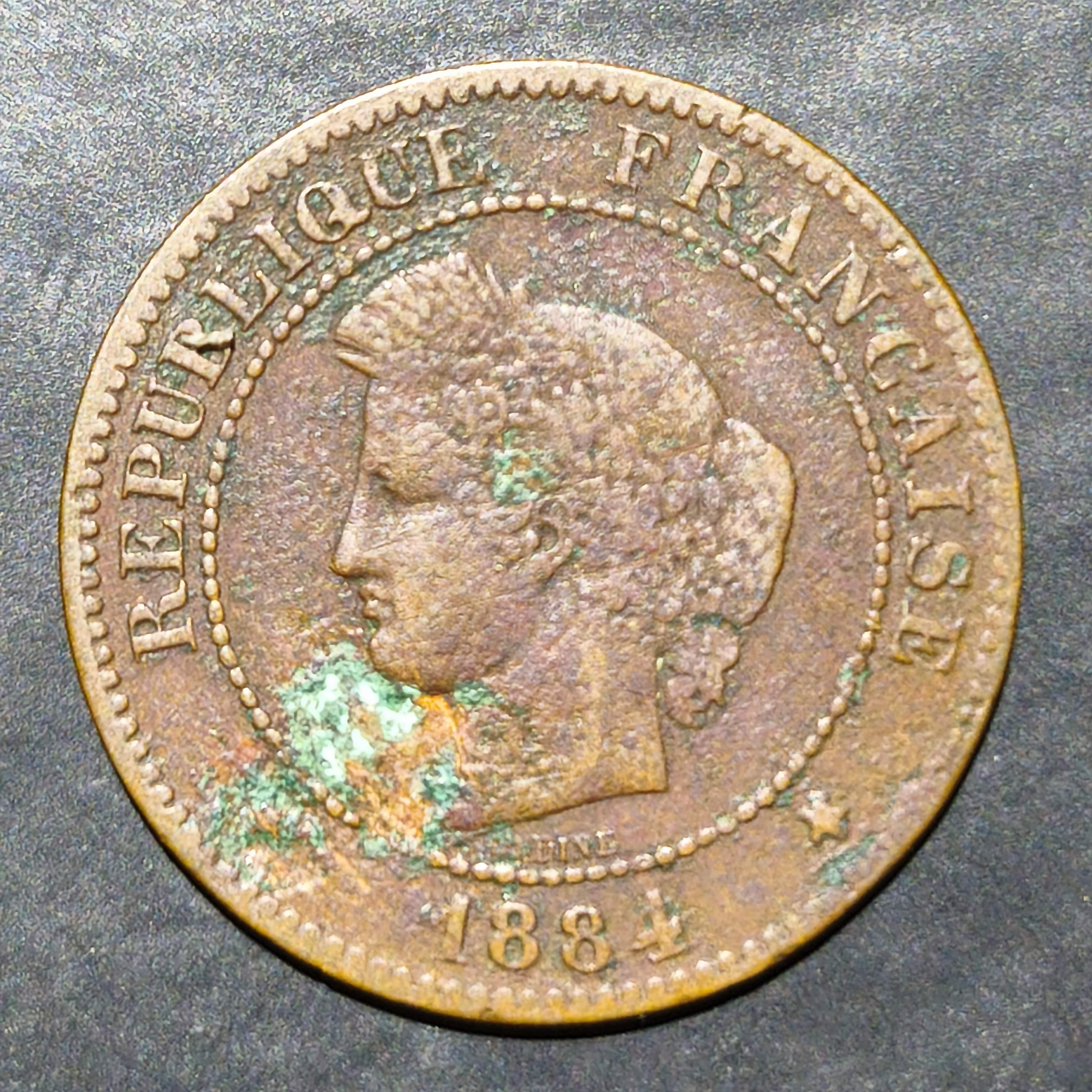 France 5 Centimes 1871 1898