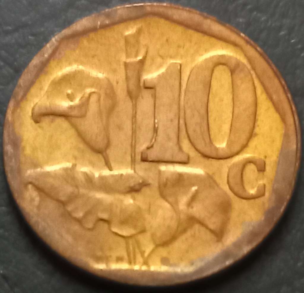 South Africa 10 Cent 2015