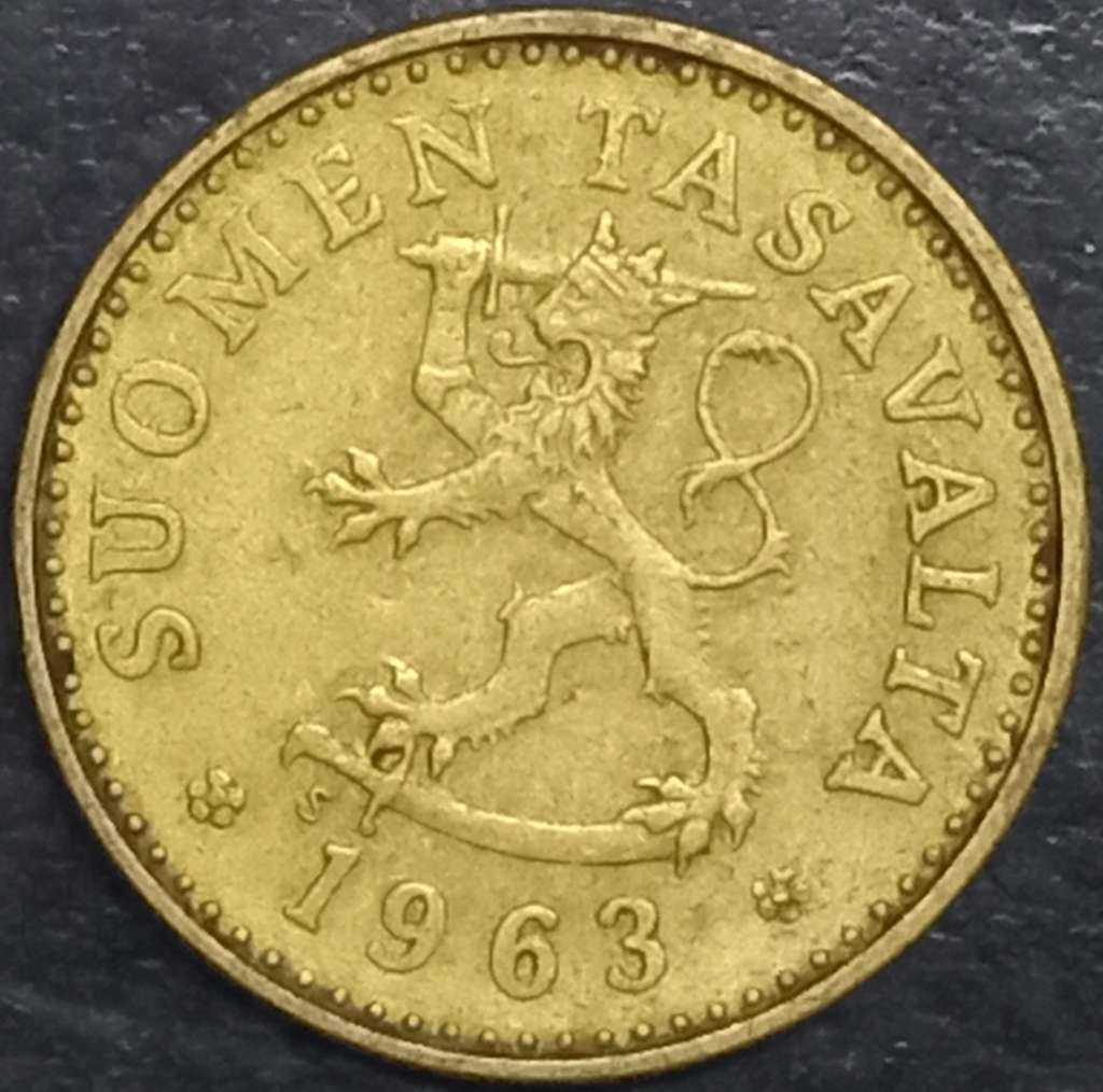Finland 10 Pennia 1963 1982
