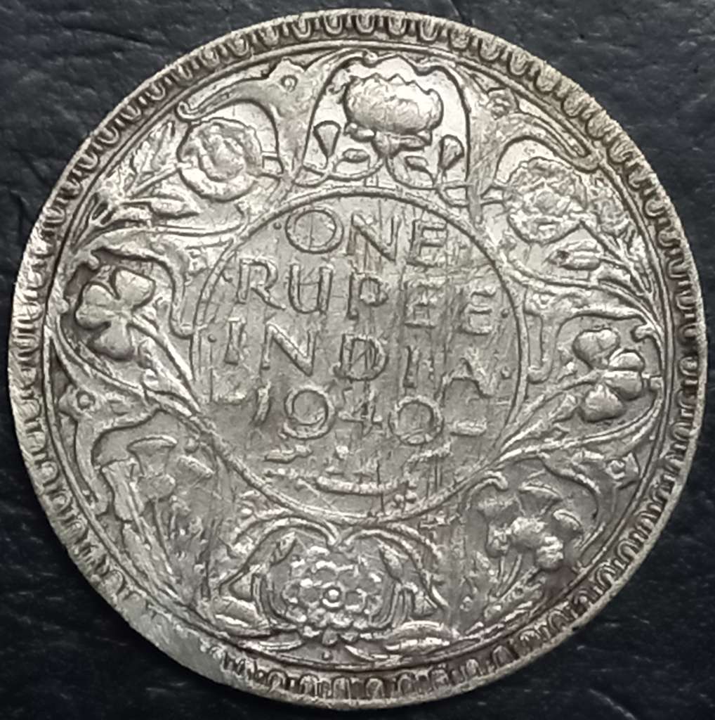 India - British 1 Rupee 1939 1943