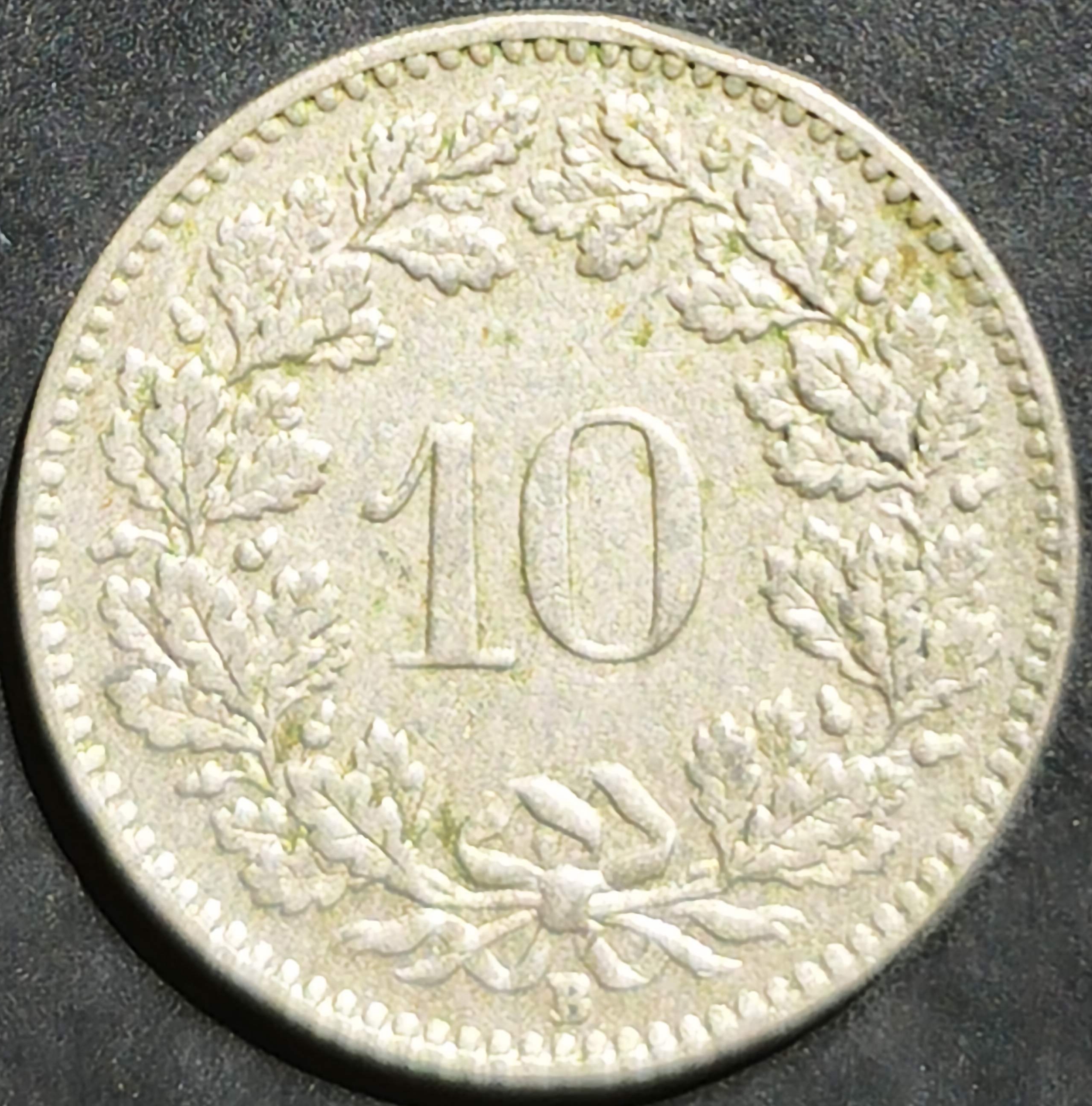 Switzerland 10 Rappen 1927