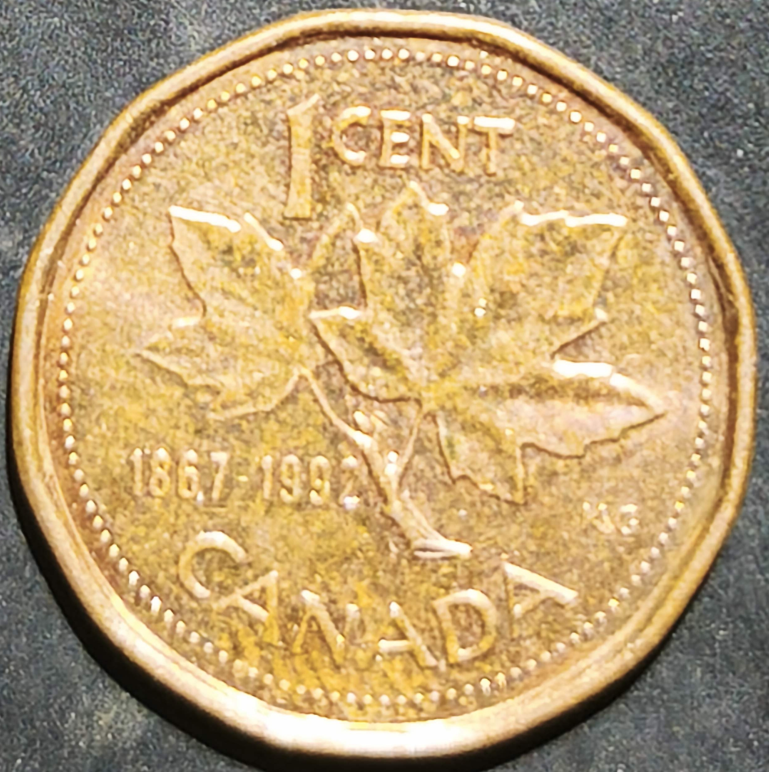Canada 1 Cent 1992