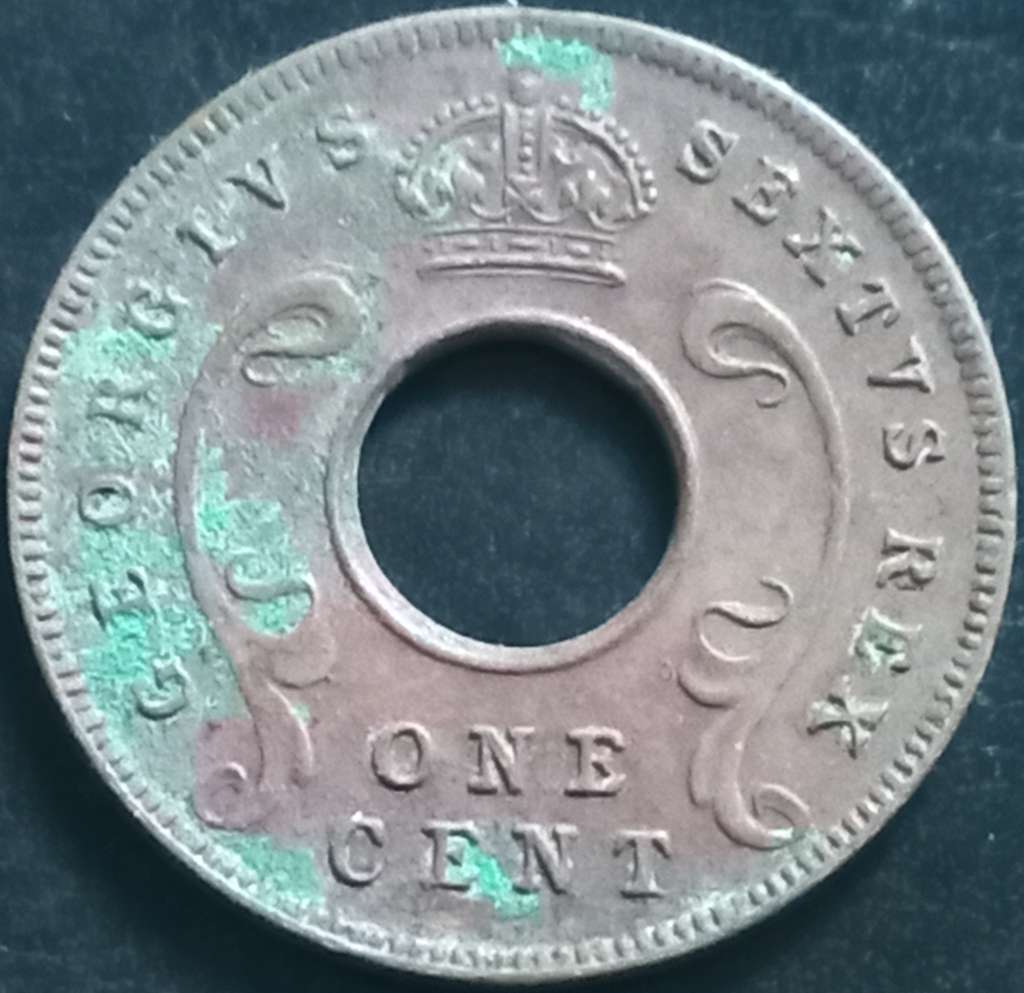 East Africa 1 Cent 1949 1952