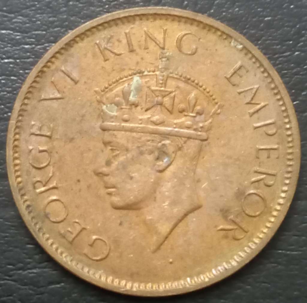 India - British ¼ Anna 1940 1942