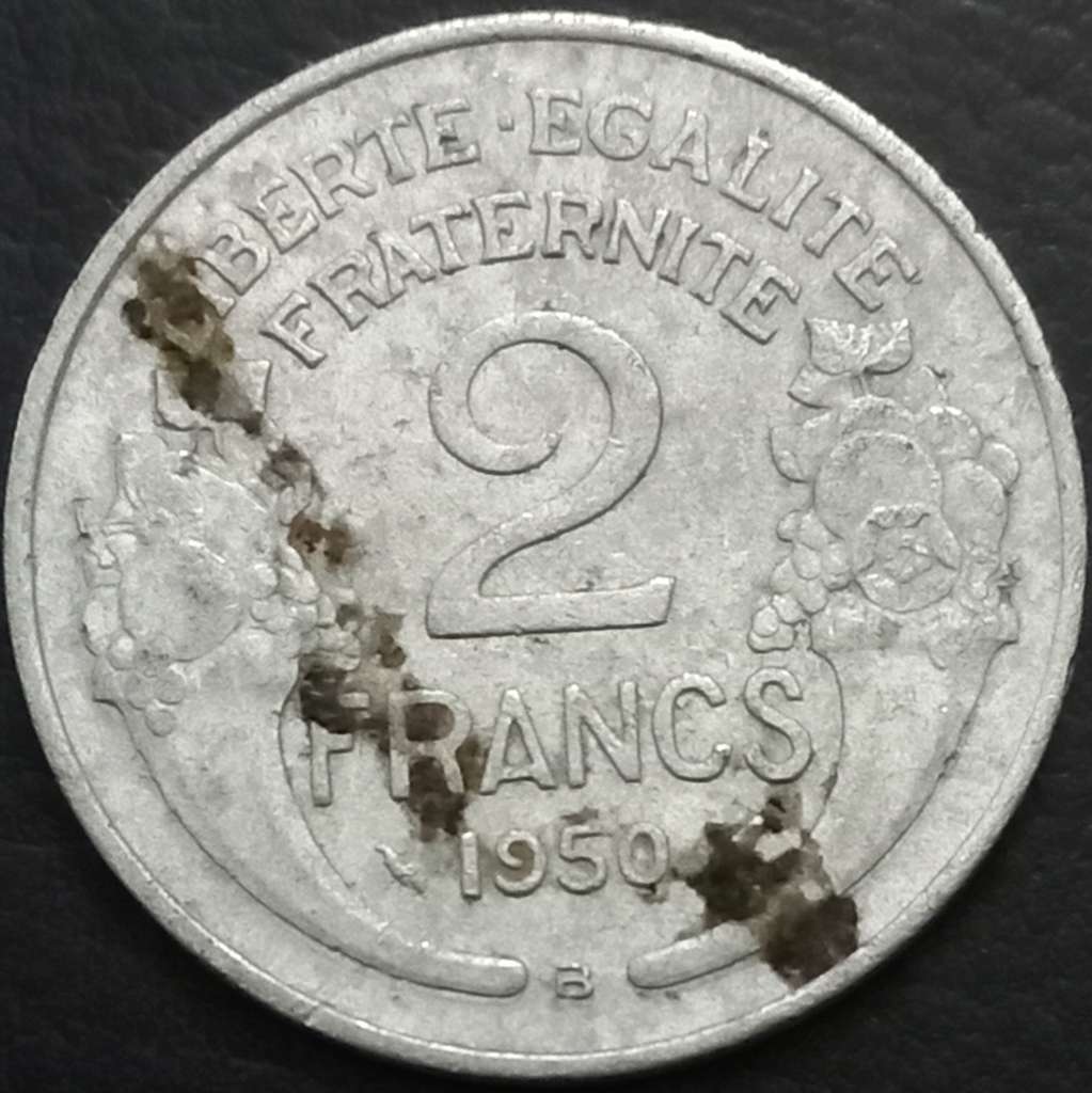 France 2 Franc 1944~1950 B Wing PM