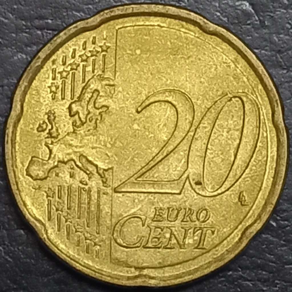 Cyprus 20 Euro Cent 2008 2024