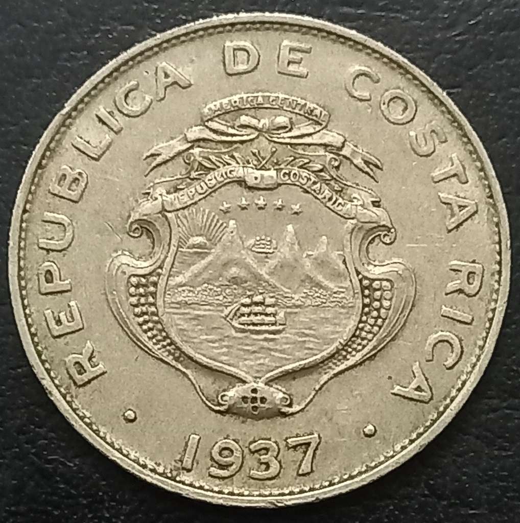 Costa Rica 25 Centimos 1937~1948