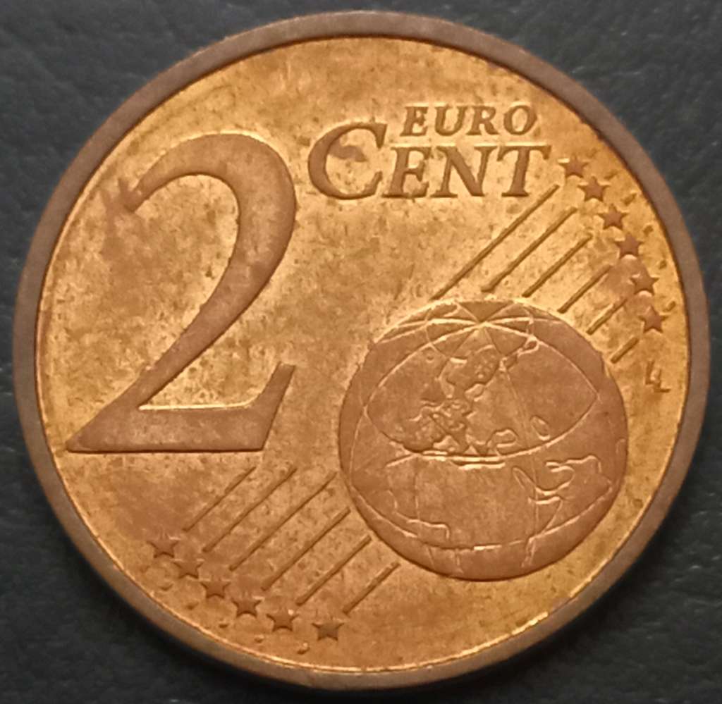 Luxembourg 2 Euro Cent 2007 2008